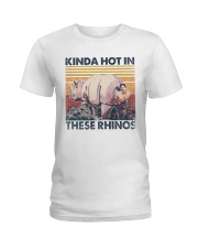 Retro Kinda hot in these Rhinos Ladies T-Shirt tile