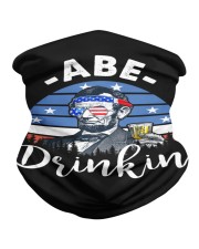 America Flag Abe Drinkin Independence Day Neck Gaiter tile
