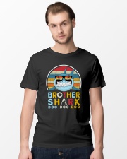 Vintage Brother shark doo Classic T-Shirt lifestyle-mens-crewneck-front-15