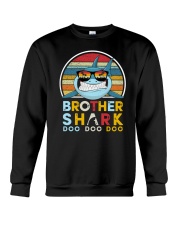 Vintage Brother shark doo Crewneck Sweatshirt tile