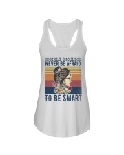 Girls should never be afraid to be smart Ladies Flowy Tank tile