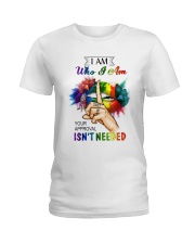 I am Who I am Ladies T-Shirt tile