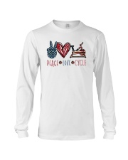 Peace Love Cycle Long Sleeve Tee tile