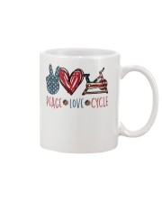 Peace Love Cycle Mug tile