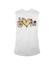 Peace Love Horror Movies Sleeveless Tee tile
