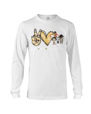 Peace Love Horror Movies Long Sleeve Tee tile