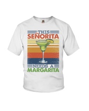 This senorita needs a margarita Youth T-Shirt tile