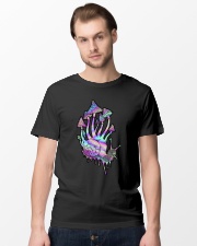 Mushroom Snail Hologram Classic T-Shirt lifestyle-mens-crewneck-front-15