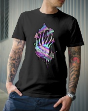 Mushroom Snail Hologram Classic T-Shirt lifestyle-mens-crewneck-front-6