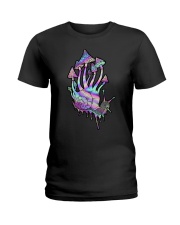 Mushroom Snail Hologram Ladies T-Shirt tile