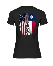Texas Amercia Flag 4th Of July Premium Fit Ladies Tee tile