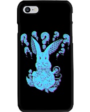 Rabbit Hologram Blurry Phone Case tile