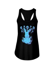 Rabbit Hologram Blurry Ladies Flowy Tank tile