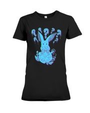 Rabbit Hologram Blurry Premium Fit Ladies Tee tile