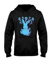 Rabbit Hologram Blurry Hooded Sweatshirt tile