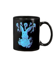 Rabbit Hologram Blurry Mug tile