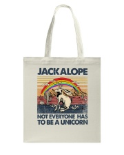 Jackalope Not Everyone Has to be a Unicorn Tote Bag tile