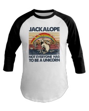 Jackalope Not Everyone Has to be a Unicorn Baseball Tee tile