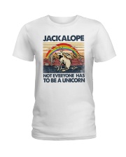 Jackalope Not Everyone Has to be a Unicorn Ladies T-Shirt tile