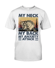 My Neck My Back My Anxiety Attack Premium Fit Mens Tee tile