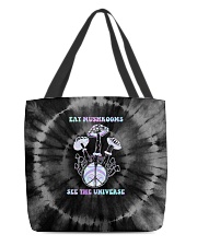 Eat Mushrooms See The Universe All-Over Tote tile