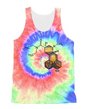 Tie dye LSD All-Over Unisex Tank tile