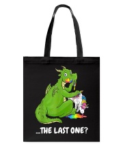 Dragon eat unicorn the last one Tote Bag tile