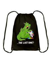 Dragon eat unicorn the last one Drawstring Bag tile