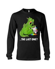 Dragon eat unicorn the last one Long Sleeve Tee tile