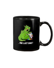 Dragon eat unicorn the last one Mug tile
