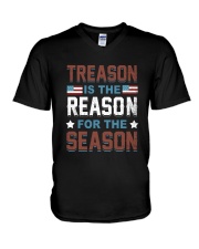 Treason Is The Reason For The Season V-Neck T-Shirt tile