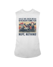 Cow Let me check my giveashitometer Nope Nothing Sleeveless Tee tile