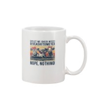 Cow Let me check my giveashitometer Nope Nothing Mug tile