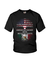 American grown with mexican roots Youth T-Shirt tile