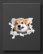 Funny corgi breaking glass Sticker - Single (Vertical) aos-sticker-single-vertical-lifestyle-front-08