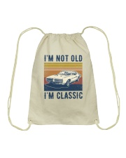 Summer Vintage Car I'm Not Old I'm Classic Drawstring Bag tile