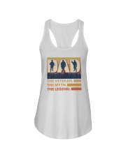 Dad The Veteran The Myth The Legend Ladies Flowy Tank tile