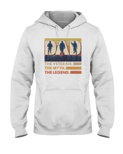 Dad The Veteran The Myth The Legend Hooded Sweatshirt tile