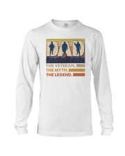Dad The Veteran The Myth The Legend Long Sleeve Tee tile