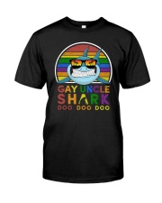 LGBTQ Pride Uncle Shark Doo Doo Doo Premium Fit Mens Tee tile
