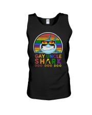 LGBTQ Pride Uncle Shark Doo Doo Doo Unisex Tank tile