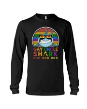 LGBTQ Pride Uncle Shark Doo Doo Doo Long Sleeve Tee tile