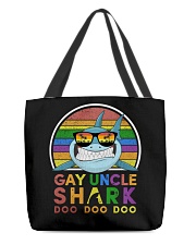 LGBTQ Pride Uncle Shark Doo Doo Doo All-Over Tote tile