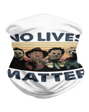 Horror Halloween Characters No Lives Matter Retro Neck Gaiter tile