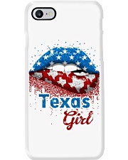 Texas Girls American Lips Phone Case tile