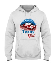 Texas Girls American Lips Hooded Sweatshirt tile