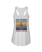 You inspire my inner serial killer Ladies Flowy Tank tile