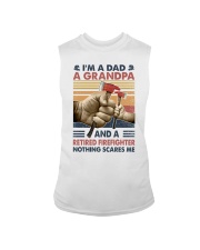 I'm a dad a grandpa and a retired firefighter Sleeveless Tee tile