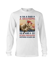 I'm a dad a grandpa and a retired firefighter Long Sleeve Tee tile