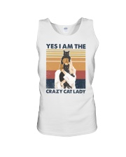 Yes I am the crazy cat lady Unisex Tank tile